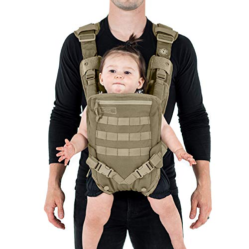 Mission Critical S.01 Action Baby Carrier, Baby Gear for Dads (Coyote)