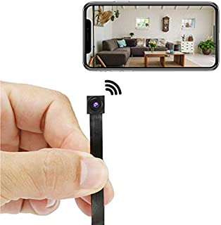 DIY WiFi Mini Camera Mini Wi-Fi HD 4K Wireless Security Nanny Cam for iPhone/Android Remote View with Motion Detection, Tiny Security Cam with Audio Live Feed for Home, Nanny, Car, Outdoor, Indoor