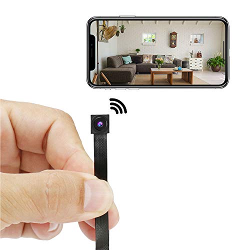 DIY WiFi Mini Camera Mini Wi-Fi HD 4K Wireless Security Nanny Cam for iPhone/Android Remote View with Motion Detection, Tiny Security Cam with Audio Live Feed for Home, Nanny, Car, Outdoor, Indoor