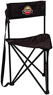 Rhino Blinds Outdoors RC-377 Folding Tripod Hunting Chair, Black