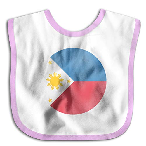 Flag Of The Philippines Toddler Newborn Baby Boys Girls Skin-Friendly Saliva Towel Waterproof Baby Bibs