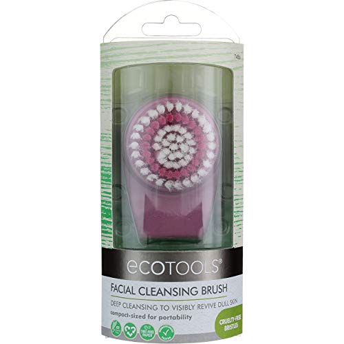 EcoTools Gentle Pore Cleansing Brush, Scrubber For Facial Skincare and Beauty, Great for Sensitive Skin (Colors May Vary)