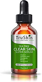 TruSkin Tea Tree Clear Skin Serum with Vitamin C, Salicylic Acid & Retinol, 1fl oz