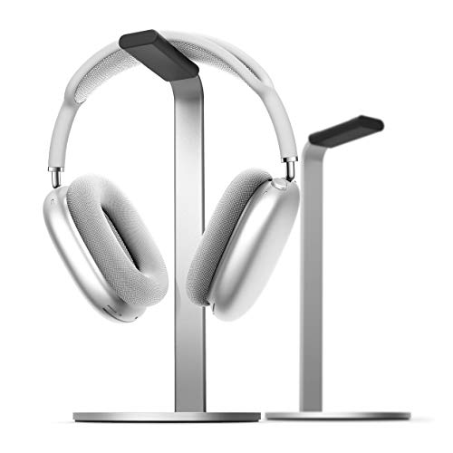 elago H Stand [Silver] - [Premium Aluminum][Scratch-Free Padding][Perfect Height][Compatible with AirPods Max and All Headphones][Modern Design] Gaming and Audio Headphones