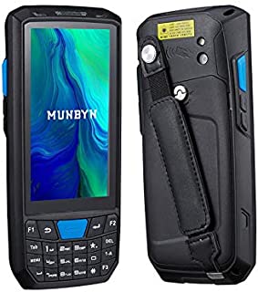 Android 8.1 Barcode Scanner MUNBYN Handheld Mobile Computer with Honeywell 1D Laser Scanner, Support Wireless WiFi 4G LTE for Warehouse Delivery Retail Inventory Management System, IP66 Rugged PDA