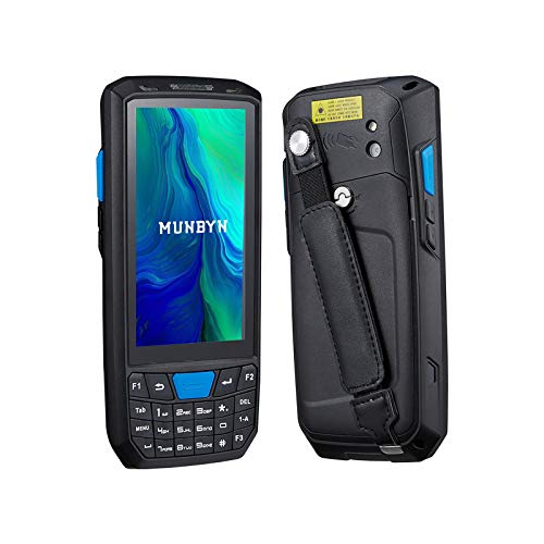 Android 8.1 Barcode Scanner MUNBYN Handheld Mobile Computer with Honeywell 1D Laser Scanner, Support Wireless WiFi 4G LTE for Warehouse Delivery Retail Inventory Management System, IP66 Rugged PDA