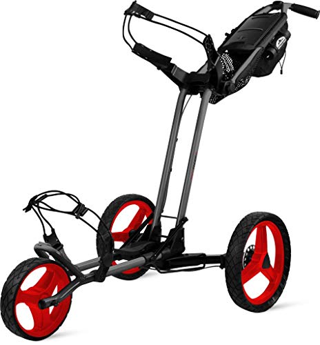 Sun Mountain Pathfinder 3 Golf Push Cart Magnetic Grey/Red