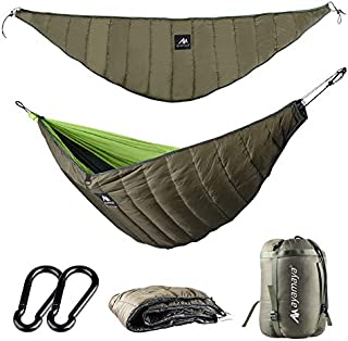 Hammock Camping Underquilt Under Quilt UQ Full Length Winter 4 Season Double Person Cold Weather Waterproof Warm Ultralight Blanket Sleeping Bag Bottom Insulation Backpacking Hiking Men Women