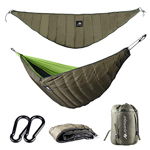 Hammock Camping Underquilt Under Quilt UQ Full Length Winter 4 Season Double Person Cold Weather Waterproof Warm Ultralight Blanket Sleeping Bag Bottom Insulation Backpacking Hiking Men Women