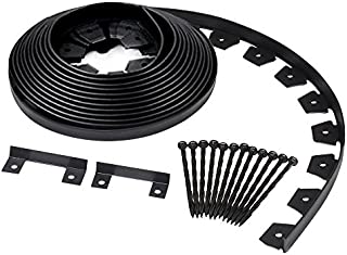 EasyFlex 3000-40C-4 Dig Landscape Edging Kit, 40 Feet, Black