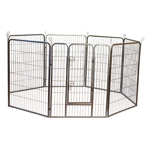 Iconic Pet Heavy Duty Metal Tube Playpen for Dog Exercise and Training, 48
