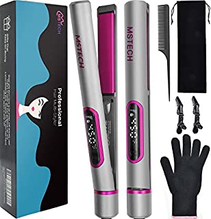 Hair Straightener and Curler 2 in 1 -Birthday Gifts for Her Hot Tools Flat Iron for Hair Styling -1