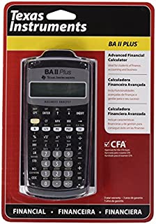 (Texas Instruments) Advanced Financial Calculator (BA II Plus)