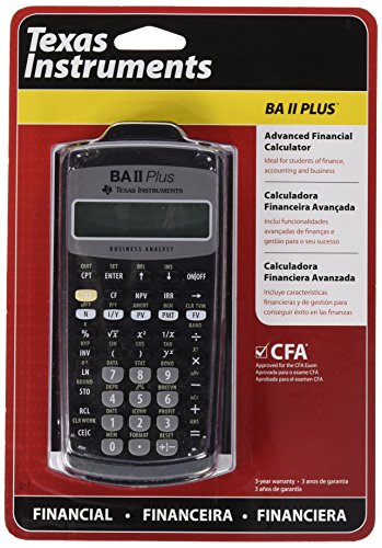 (Texas Instruments) Advanced Financial Calculator (BA II Plus)