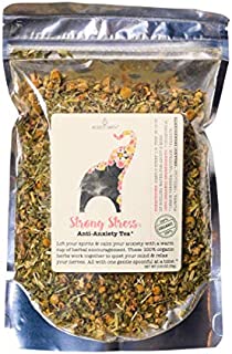 Modest Earth Strong Stress Tea | 100% ORGANIC Calming, HERBAL BLEND | Naturally Calming Herbal Remedy | SKULLCAP BLEND | Relaxing Remedy & Sleep Aid | 48+ SERVING Bag (2.03 OZ)