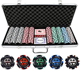 JP Commerce 500 Piece Pro Poker Clay Poker Set