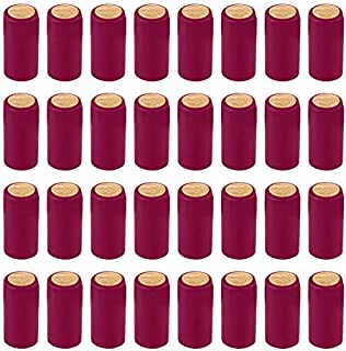 Cabilock 100pcs Heat Shrink Capsules Wine Shrink Wrap Wine Bottle Capsules Shrink Caps for Wine Cellars and Home Use