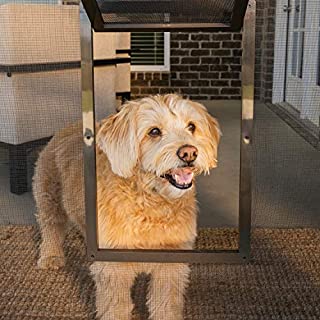 PetSafe Pet Screen Door - Dog and Cat Flap for Screen Door, Small, Window, Storm Door and Porch Use