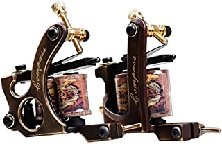 Dragonhawk 2pcs Brass Coils Tattoo Machine Straight Shader Circle Liner