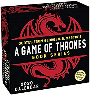 Quotes from George R. R. Martin's Game of Thrones Book Series 2020 Day-to-Day Ca