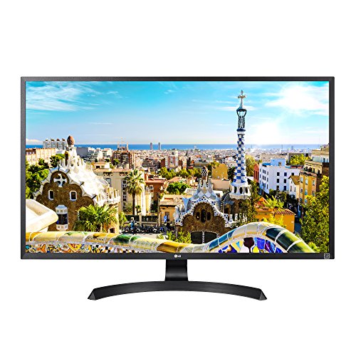 LG 32UD60-B 4K UHD FreeSync Monitor with Height Adjustable Stand, Black