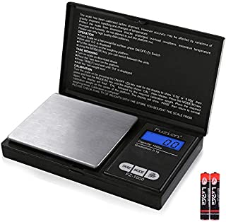 Fuzion Digital Pocket Scale 1000g/0.1g, Small Digital Scales Grams and Ounces, Herb Scale, Jewelry Scale, Portable Travel Food Scale( Battery Included )