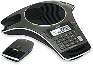 VTech VCS702 ErisStation DECT 6.0 Conference Phone with Two Wireless Mics using Orbitlink Wireless Technology