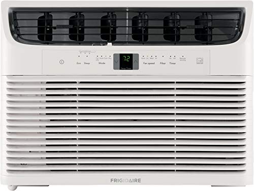 Frigidaire Energy Star 12,000 BTU 115V Window-Mounted Compact Air Conditioner with Full-Function Remote Control, White