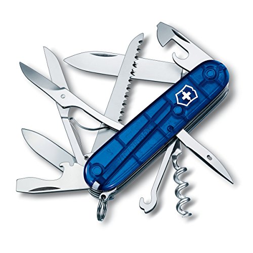 Victorinox Swiss Army Multi-Tool, Fieldmaster Pocket Knife, Blue