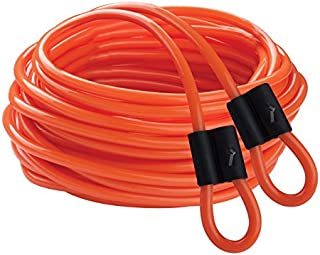 Champion Sports DD Series Double Dutch Licorice Jump Ropes - Orange, 30-Feet (Set)