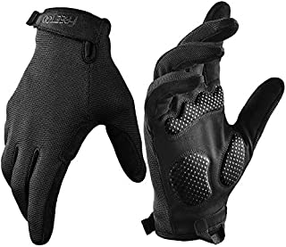 FREETOO Full Finger Workout Gloves for Men, [Extra Grip] [Foam Padded] Weightlifting Gym Gloves Breathable Exercise Sports Gloves Lightweight (Male)-L