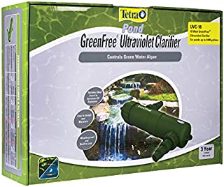 TetraPond UVC-18 GreenFree UV Clarifiers, Up To 4400 Gallons, 18-Watt