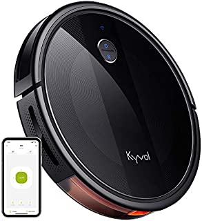 Kyvol Cybovac E20 Robot Vacuum Cleaner, 2000Pa Suction, 150 min Runtime, Boundary Strips Included, Quiet, Super-Thin, Self-Charging, Works with Alexa, Ideal for Pet Hair, Carpets, Hard Floors