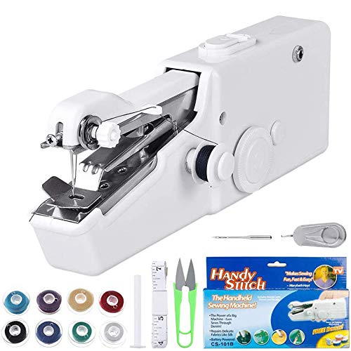 Handheld Sewing Machine, Cordless Handheld Electric Mini Sewing Machine Quick Handy Stitch for Home or Travel use