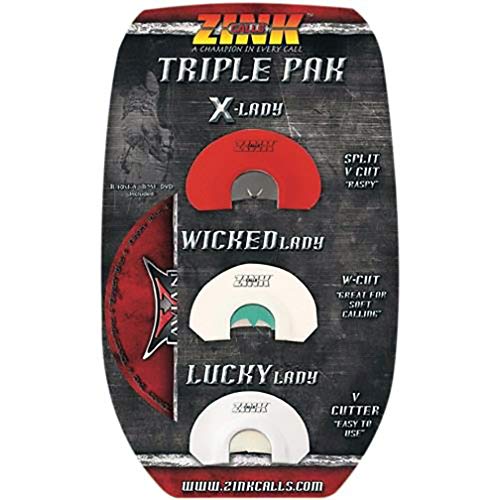 Zink Turkey Triple Pak Turkey Diaphragm Calls