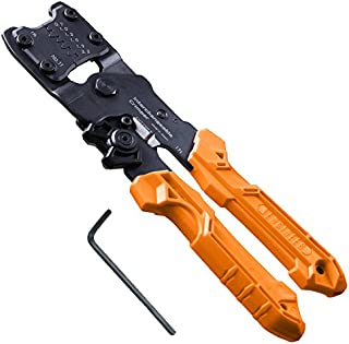 precision universal crimping tool with inter-changeable die plates (size S) handy crimp tool. Made in Japan. ENGINEER pad-11