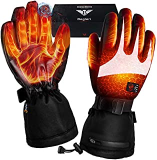 Heated Gloves for Men Women - Electric Heating Gloves, Battery Heated Motorcycle Gloves Rechargeable