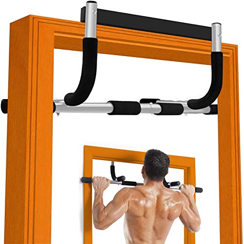 Doopro Pull Up Bar, Strength Training Pull-Up Bars, Doorway Pull Up Bar Mounted,Chin Up Bar for Door,Multifunction Home Gym Equipment