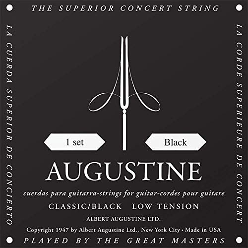 Augustine Classical Guitar Strings (HLSETBLACK)