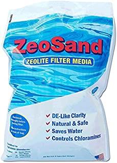 Zeo, Inc ZeoSand-50 ZeoSand Swimming Pool Sand Replacement, Alternative Filter Media, 50 P, White