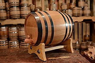 20-Liter American White Oak Aging Barrel | Age your own Tequila, Whiskey, Rum, Bourbon, Wine