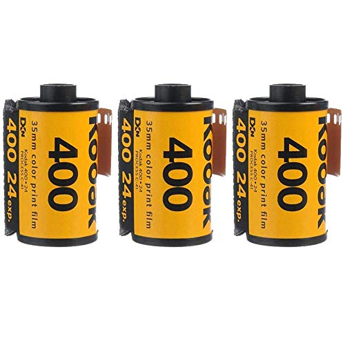 3 Rolls Kodak UltraMax 400 35mm Film GC24 135-24 Exp Gold Color Print