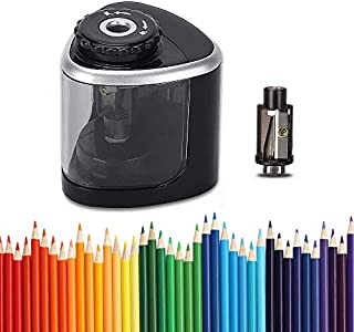 MingNor Battery Operated Electric Pencil Sharpener, Batteries Not-Included, High-Speed Automatic Pencil Sharpener for Colored Pencil