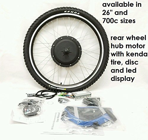 Pedalease 48V 1000W Electric Bike Rear Wheel Conversion KIT 26