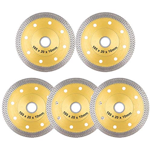 YIJIANG 5 PACK 4 inch Super Thin Diamond Saw Blade 4