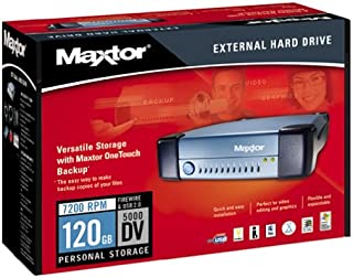 Maxtor T01J120 5000DV External Personal Storage Hard Drive