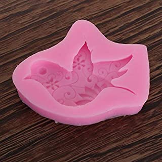 AMOYER 1pc Silicone Cake Sugarcraft Mold 3D Magpie Bird Foundant Cake Dessert Decoration Mould DIY Fondant Baking Mould Food-Grade Bakeware