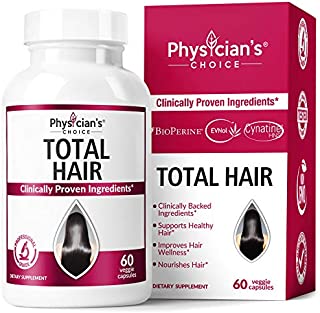 Hair Growth Vitamins (Clinically Proven Ingredients) Award Winning Keratin, Biotin and More, Proven Hair Vitamins for Faster Healthier Hair Growth - Hair Loss & Thinning Supplement for Women & Men