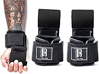 Weight Lifting Hooks Heavy Duty Lifting Wrist Straps for Pull ups Deadlift Straps for Power Lifting Lifting Grips with Padded Workout Straps for Weightlifting Ideal Gym Gloves for men and women