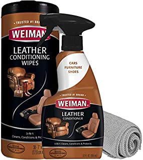 Weiman Leather Cleaner & Conditioner Care Kit